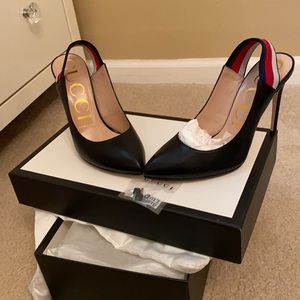 Gucci black heels ( malaga kid/ NE)
